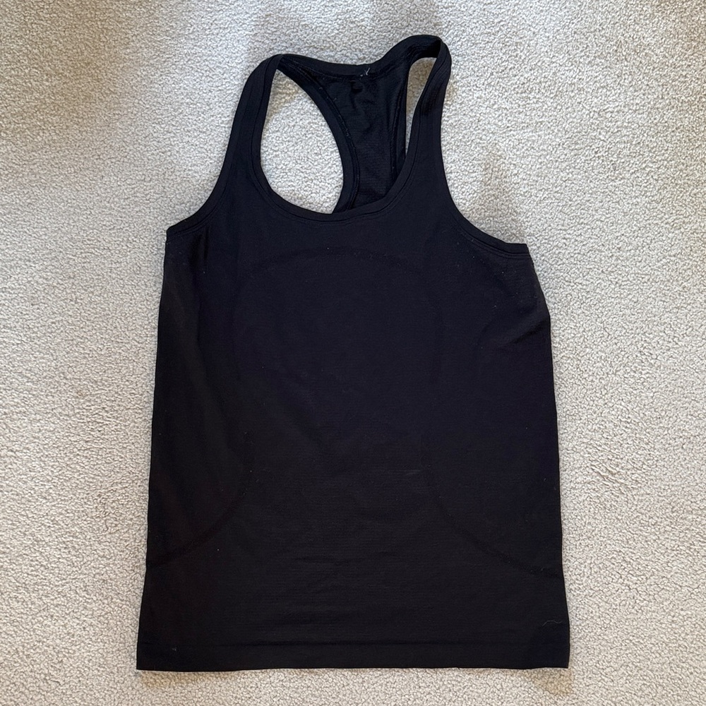 Black Racerback Tank Top - Women